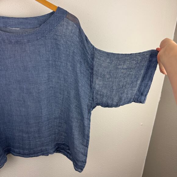 LOT of 3 J. Jill Gauze Linen Tops - Picture 9 of 12